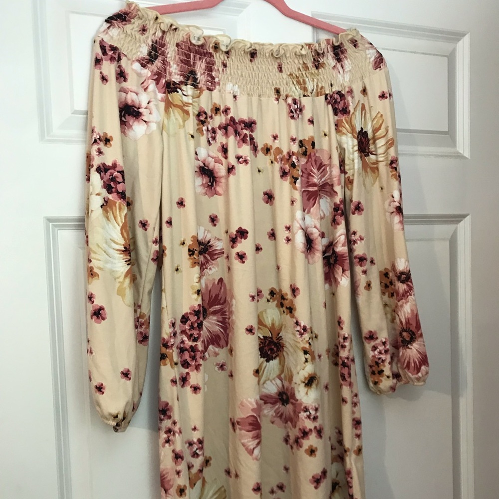 Off the shoulder dress